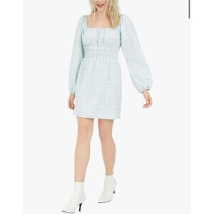 Leyden Gingham Smock Dress